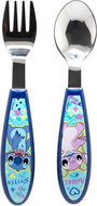 STOR Dětský příbor 2 ks Stitch a Angel - Children's Cutlery