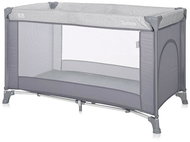 Lorelli Travel cot torino 1 layer grey striped elements - Travel Bed