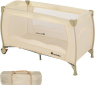 Travel cot 126 × 65 × 80 cm beige - Travel Bed