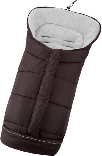 Zimní fusak do kočárku hnědý - Stroller Footmuff - Main image