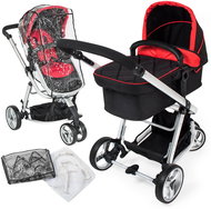 Combined stroller tricycle black - Baby Buggy