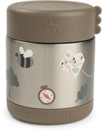 Done by Deer termo dóza na jídlo Tiny trails, písková, 300 ml - Children's Thermos