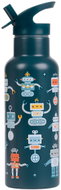 A Little Lovely Company Nerezová láhev na pití 500 ml, roboti - Children's Thermos