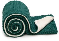 T-Tomi Pletená deka Warm Smaragd - Deka