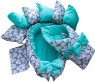 BabyTýpka Baby outfit M - Mickey mint - Baby Health Check Kit