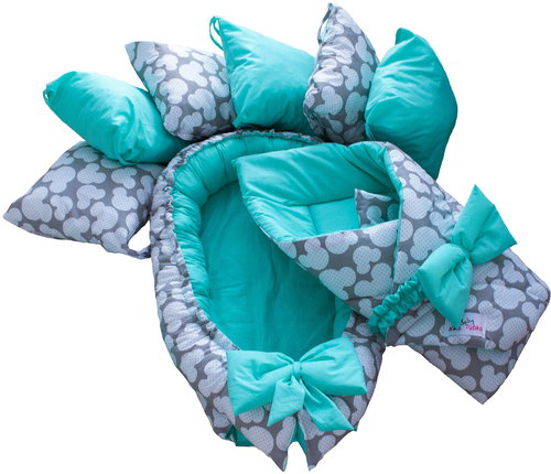 BabyTýpka Baby outfit S - Mickey mint - Baby Health Check Kit - Main image