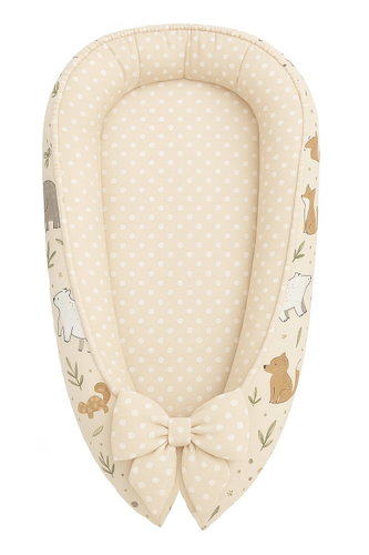 BabyTýpka Nest Woodland Beige - Baby Nest - Main image
