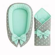 BabyTýpka Baby gear mini Stars mint - Baby Health Check Kit