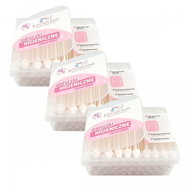 Bocioland cotton buds for cleaning nose, ears and navel, 3 × 60 pcs - Cotton Swabs 
