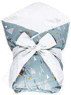Satine forest feather wrap 80x80 cm - Swaddle Blanket