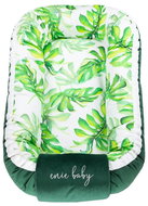 Nest box Velvet green/tropical leaves - Baby Nest
