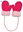 YO! Winter baby gloves with fur - with drawstring YO, raspberry/pink fur