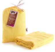 XKKO BMB Bamboo wrap 120 × 120 - Lemon - Swaddle Blanket