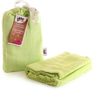 XKKO BMB Bamboo wrap 120 × 120 - Lime + stroller clips - Swaddle Blanket