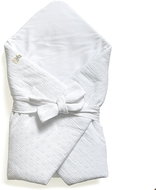 Pinkie Bellou Organic Cotton White Madeira - Swaddle Blanket