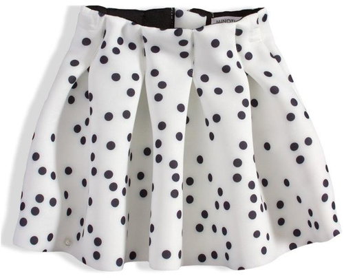 Babaluno Girls skirt PERFECT 6 white with polka dots size 80 cm - Baby Skirt - Main image