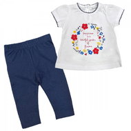 Babaluno Dívčí set Butterfly 4 Top & Legíny vel. 74/80 cm - Set oblečení