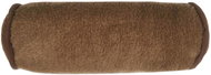 Grandma Ovechkova Pillow cylinder of camel and sheep wool merino brown, length 40 cm - Pillow