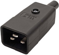 Bachmann IEC320 C20 male, 250 V/16 A, cable connector (915.175) - Connector