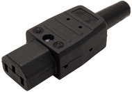 Bachmann IEC320 C13 female power connector, 250 V/10 A, for cable (915.170) - Connector