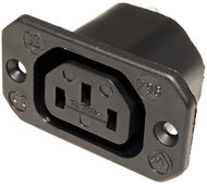 Bachmann Panel connector IEC320 C13 female, 250 V/10 A, black (917.171) - Connector