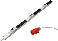 Bachmann Vertical power panel 12 × C19, 3 m, 6 × circuit breaker, 3 × 32A fork (800.0100) - Surge Protection Socket Strip