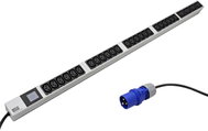 BACHMANN Napájecí panel BN0500, 24 × C13, 4 × C19, lokální měření / fáze, 3 m, IEC 16 A (800.2397) - Surge Protection Socket Strip