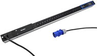 BACHMANN Napájecí panel BN PRO M, 16 × C13, 4 × C19, měření / fáze, 3 m, IEC 16 A (BM0015587) - Surge Protection Socket Strip