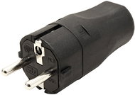 Bachmann Power connector 250 V / 16 A, male, CEE 7 / 7, for cable, black (960.101) - Connector