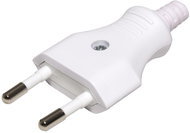 Bachmann Power connector 250 V / 2.5 A, male, CEE 7/16, for cable, white (900.003) - Connector
