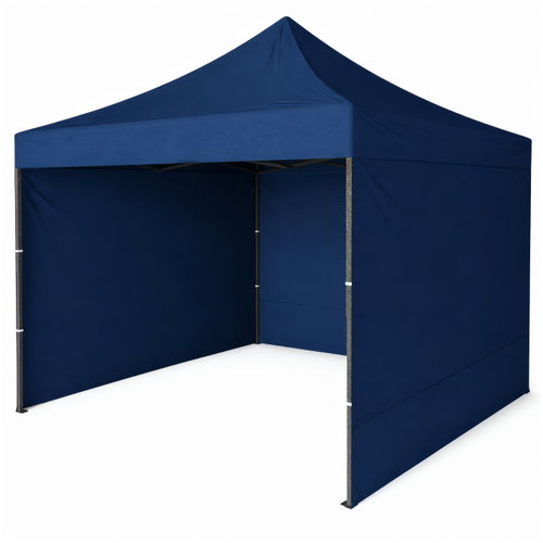 Bagito Folding Party Tent with Side Walls 3 × 3m, Blue - Party Tent - Main image