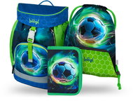 BAAGL 3 SET Airy Soccer Ball: backpack, pencil case, bag - School Set
