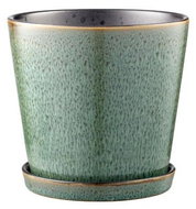 Bitz Květináč s podtáckem 14 Green/Black - Květináč