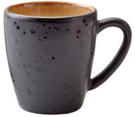 Bitz Mug with handle 19 cl Black/Amber - Mug