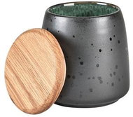 Bitz Box with lid 12 Black/Green - Storage Jar