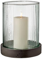 Bitz Candle holder with LED candle with timer 17 Green - Candlestick