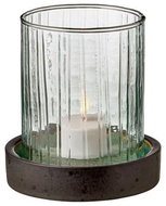 Bitz Candle holder with LED candle with timer 11 Green - Candlestick