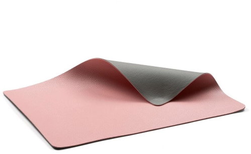 Bitz Placemats 46x33 (set of 4) Grey/Light Pink - Placemat - Main image
