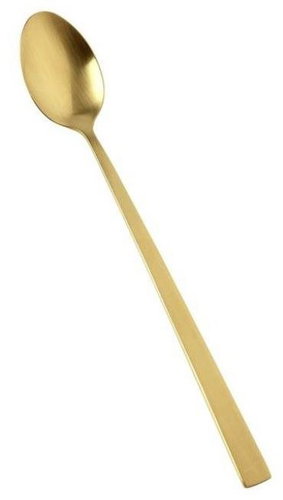 Bitz Long Latte Spoon Brass - Spoon - Main image