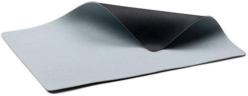 Bitz Placemats 46x33 (set of 4) Black/Light Blue - Placemat - Main image