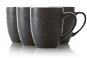 Bitz Set of 4 cups with handle Black - Set of Cups