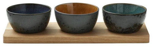 Bitz Serving set Cabaret Blue/Green/Amber - Serving Set - Main image