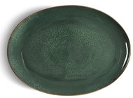 Bitz Oval Serving Bowl 45x34 Black/Green - Bowl