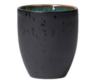 Bitz Stoneware thermo mug 27cl Black/Green - Thermal Mug