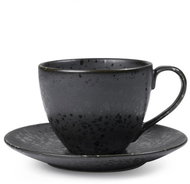 Bitz Cappuccino cup with saucer Black - Cup
