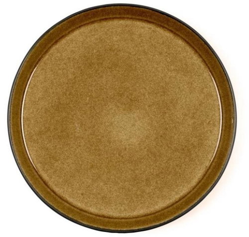 Bitz Serving Plate 27 Black/Amber - Plate - Main image