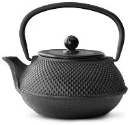 Liatinová kanvička na čaj Jang 0,8L, čierna - Čajová kanvica