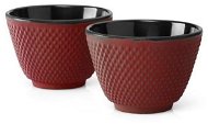 Cast iron tea cups Xilin, red (set of 2) - Set of Cups