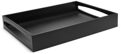 Black serving tray 40x30x6cm - Tray - Main image