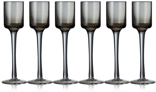 Lyngby Glas Shot Glass Aquavit Grey 50cl (6 pcs) - Glass - Main image